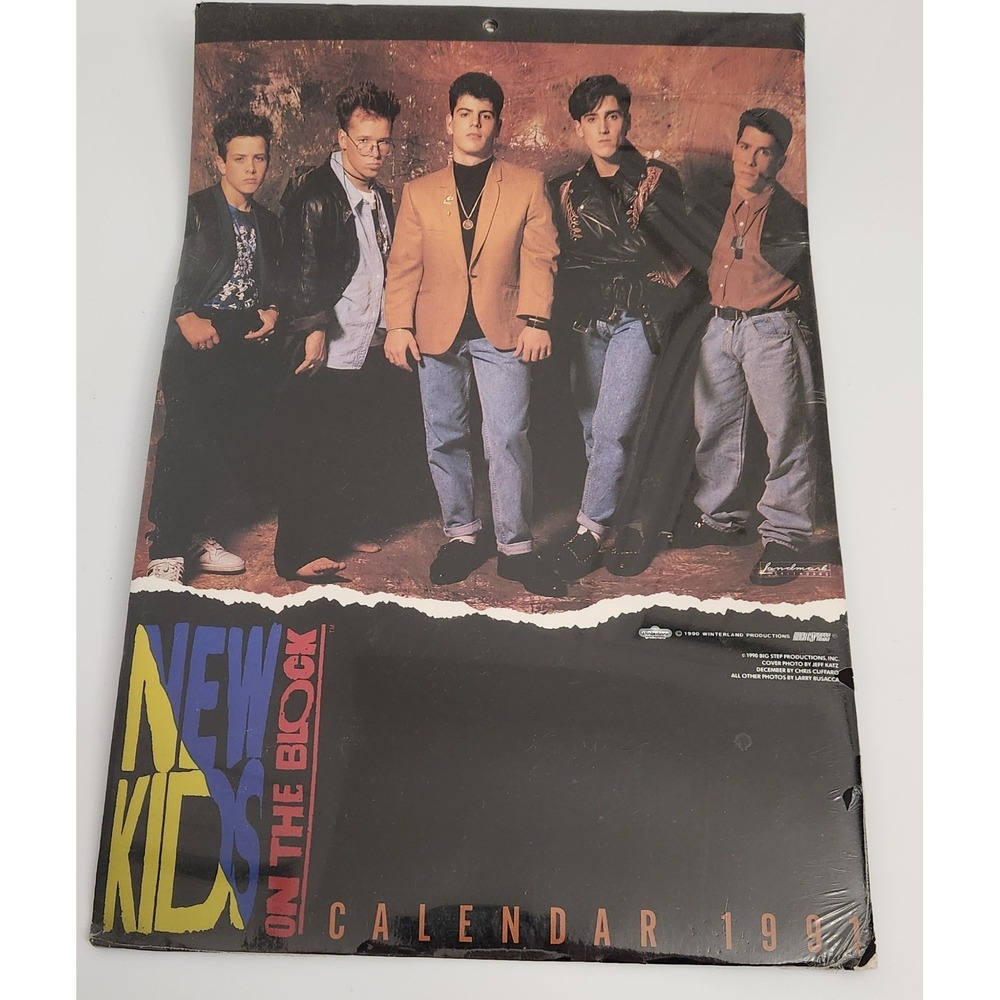 New Kids On The Block NKOTB 1991 Calendar NEW & SEALED